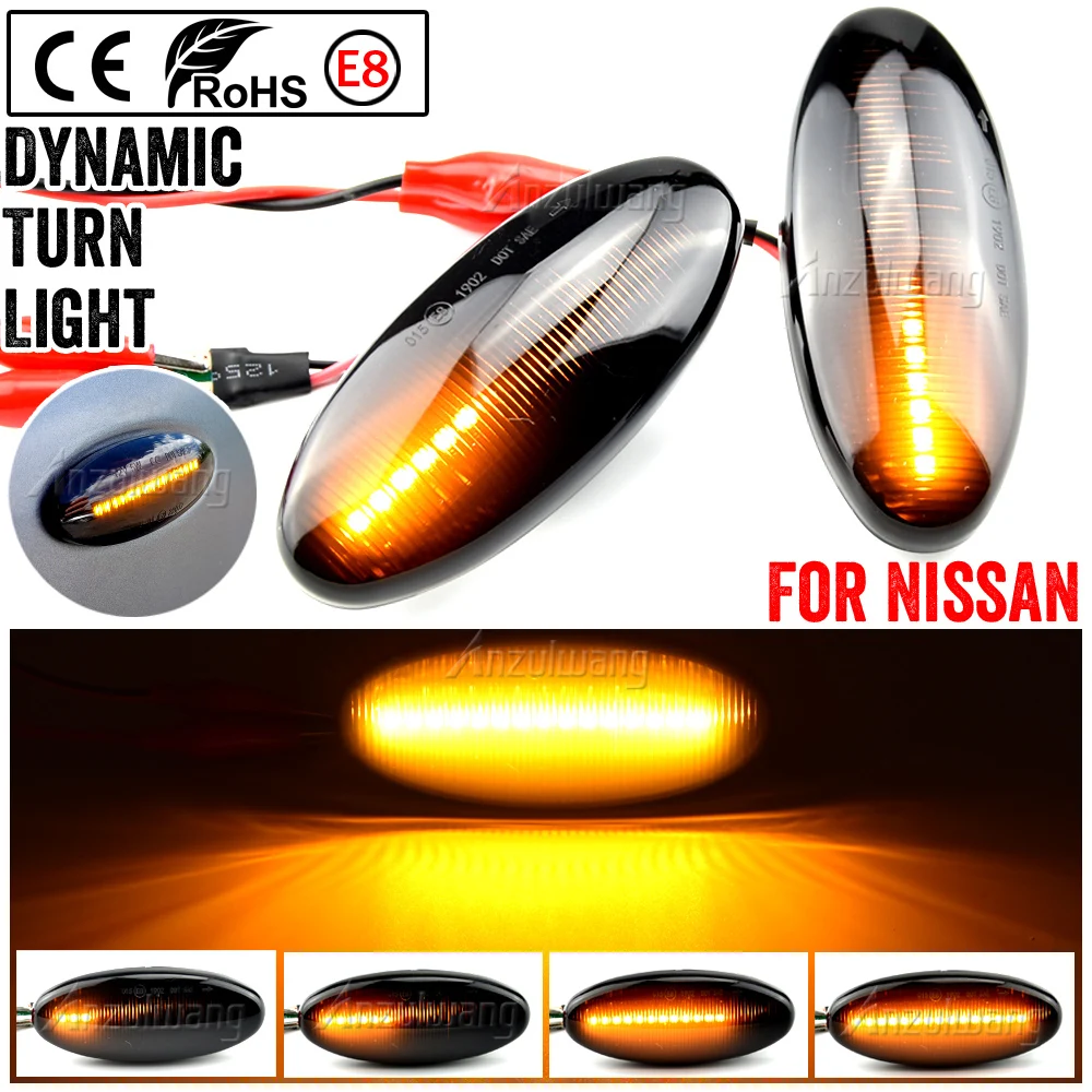 Dynamic Blinker LED Turn Signal Side Marker Light Sequential Lamp Flasher Indicator For Nissan Navara D22 NP300 PickUp 1998-2005
Dynamic Blinker LED Turn Signal Side Marker Light Sequential Lamp Flasher Indicator For Nissan Navara D22 NP300 PickUp 1998-2005
