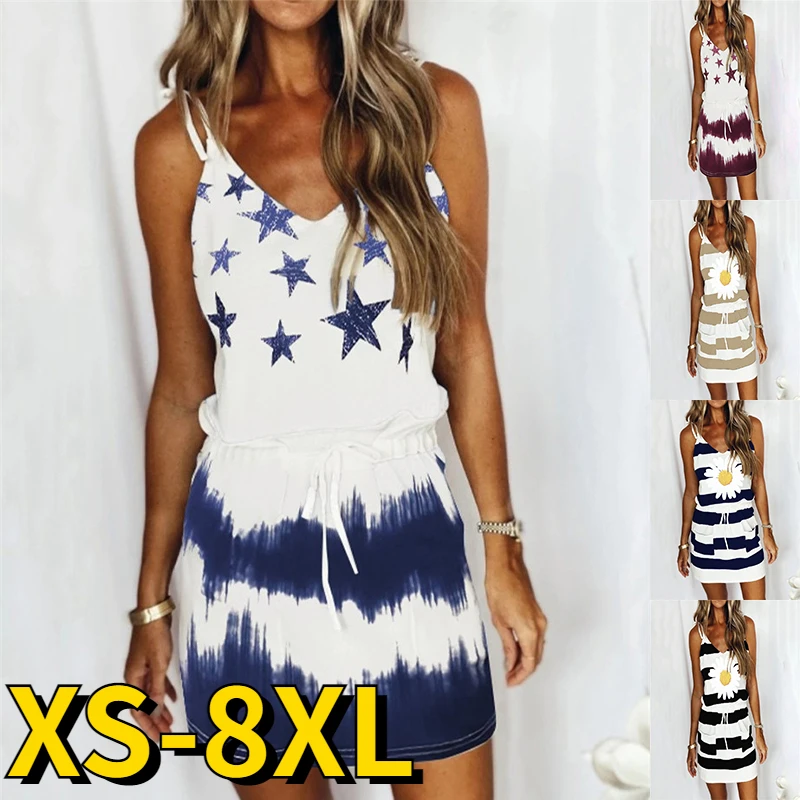 2023 V-neck Dress 3D Printing Short Skirt Fashion Slim Skirt Women's Summer Trend Sleeveless Skirt Elegant Party Dress XS-8XL
2023 V-neck Dress 3D Printing Short Skirt Fashion Slim Skirt Women's Summer Trend Sleeveless Skirt Elegant Party Dress XS-8XL