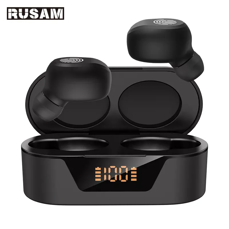 NEW RUSAM BL31 Bluetooth Headset TWS Wireless Headphones Smart Touch Control Game Earbuds Active Noise Cancellation Sport Earpho
NEW RUSAM BL31 Bluetooth Headset TWS Wireless Headphones Smart Touch Control Game Earbuds Active Noise Cancellation Sport Earpho