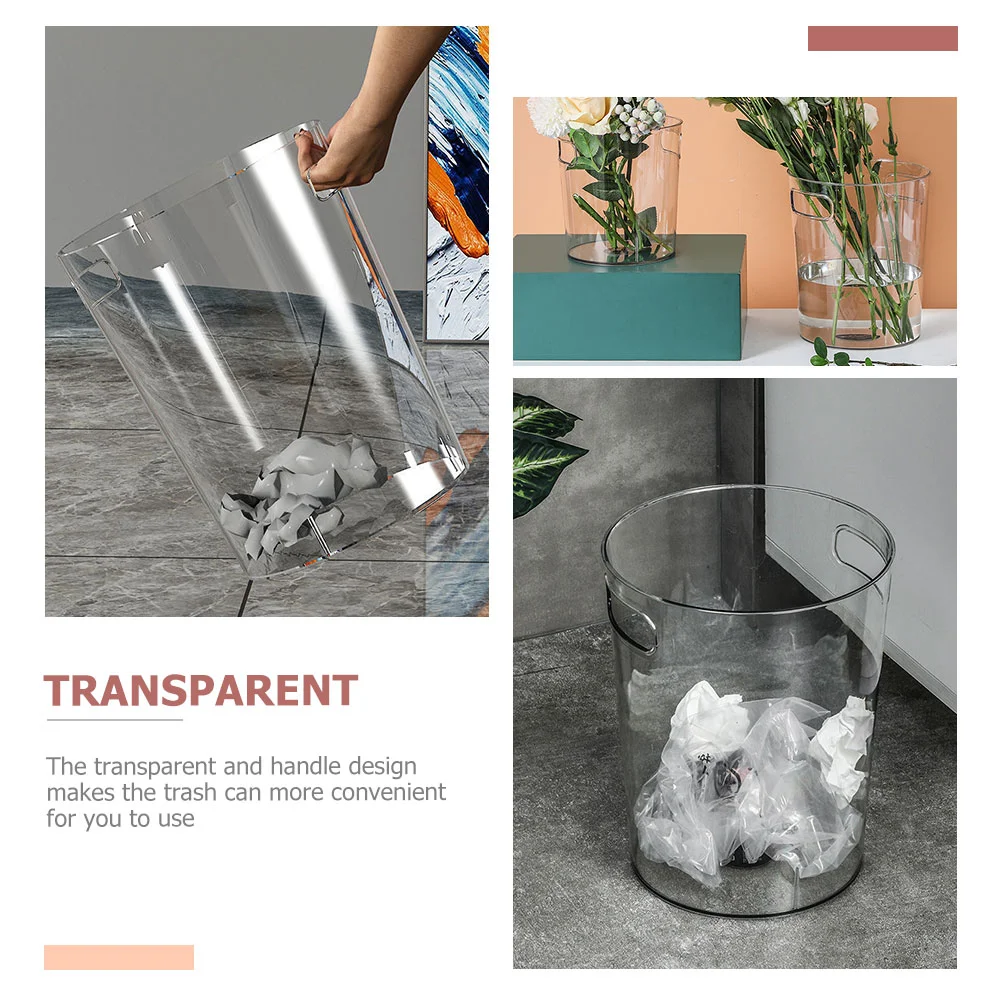 Can Trash Bin Waste Garbage Bathroom Basket Clear Storage Wastebasket Office Kitchen Container Desktop Bucket Rubbish
Can Trash Bin Waste Garbage Bathroom Basket Clear Storage Wastebasket Office Kitchen Container Desktop Bucket Rubbish