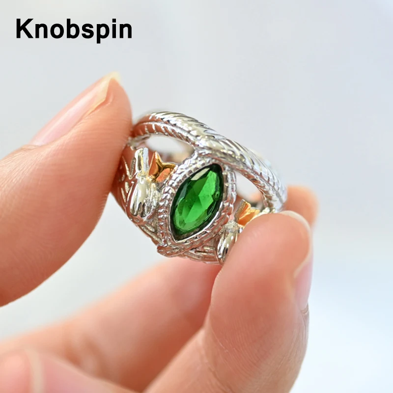 Knobspin 100% 925 Sterling Silver Aragorn Ring of Barahir LOTR Ring For Men Movie Fan Engagement Cocktail Party Fine Jewelry
Knobspin 100% 925 Sterling Silver Aragorn Ring of Barahir LOTR Ring For Men Movie Fan Engagement Cocktail Party Fine Jewelry
