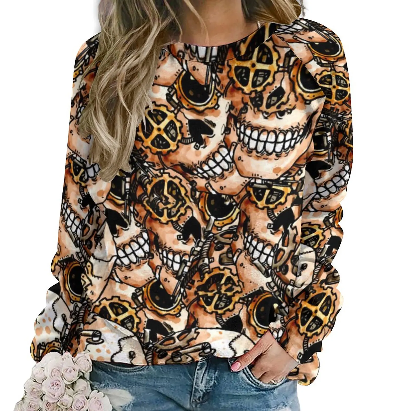 Funky Steampunk Hoodies Autumn Abstract Skull Print Hip Hop Oversized Hoodie Female Long-Sleeve Trendy Design Casual Clothing
Funky Steampunk Hoodies Autumn Abstract Skull Print Hip Hop Oversized Hoodie Female Long-Sleeve Trendy Design Casual Clothing