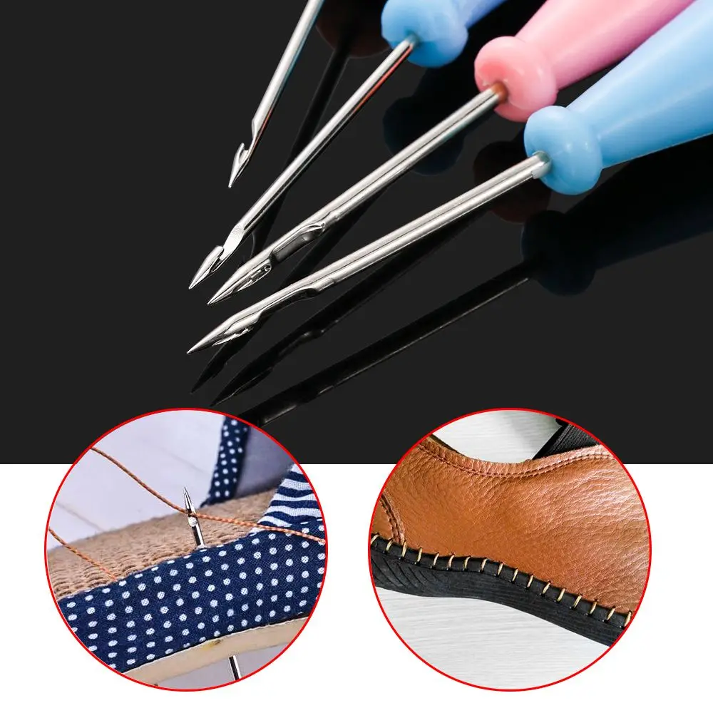 DIY Hand Stitcher Taper Canvas Leather Handmade Shoes Repair Tool Sewing Awl Needle Leather Craft
DIY Hand Stitcher Taper Canvas Leather Handmade Shoes Repair Tool Sewing Awl Needle Leather Craft