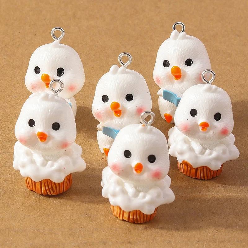 5pcs Cute Resin Cartoon 3D Chicklen Charms for Making Earrings Necklace Animal Pendants DIY Jewelry Accessories Supplies
5pcs Cute Resin Cartoon 3D Chicklen Charms for Making Earrings Necklace Animal Pendants DIY Jewelry Accessories Supplies