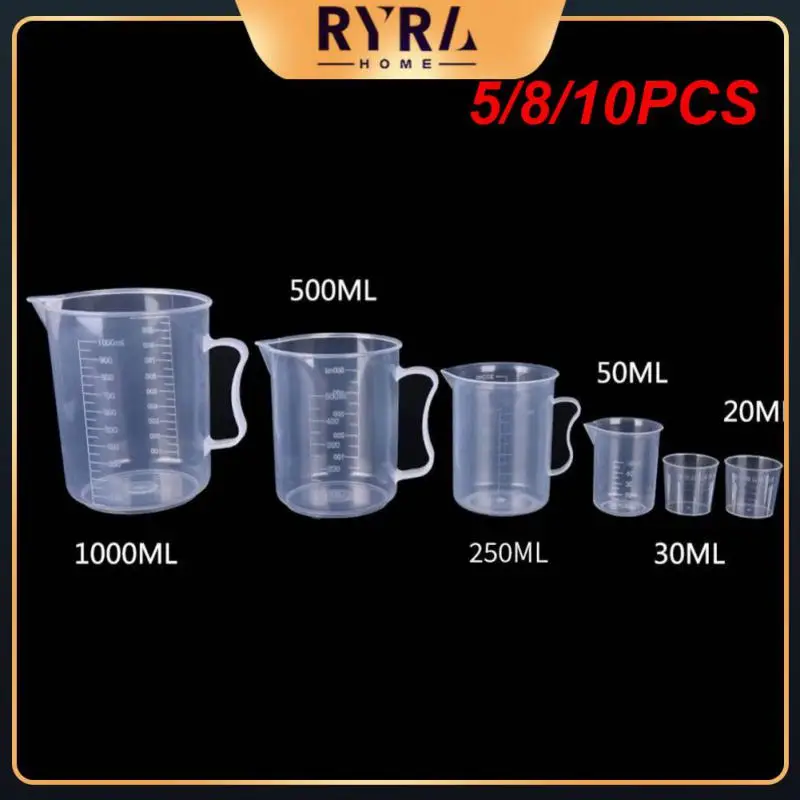 5/8/10PCS Measurment Cups Plastic Pp Standard Measuring Jug Visual Scale With Graduated Quality Measuring Cup
5/8/10PCS Measurment Cups Plastic Pp Standard Measuring Jug Visual Scale With Graduated Quality Measuring Cup