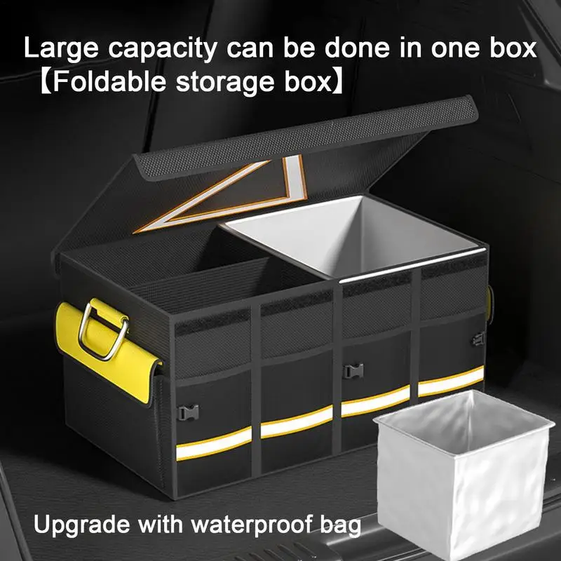 Органайзер для багажника автомобиля с водонепроницаемой сумкой, складной, с несколькими отделениями, регулируемые крепежные ремни, органайзер для багажника 38L/48L/68L/108L
Органайзер для багажника автомобиля с водонепроницаемой сумкой, складной, с несколькими отделениями, регулируемые крепежные ремни, органайзер для багажника 38L/48L/68L/108L