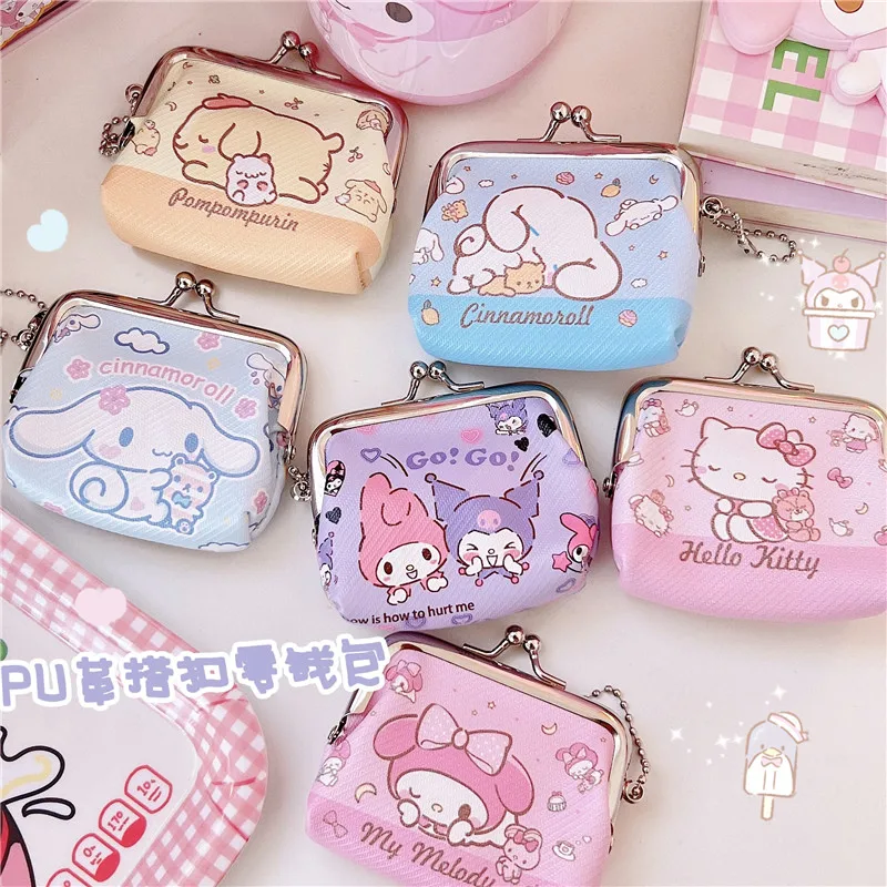 Симпатичный маленький кошелек Sanrio из искусственной кожи с застежкой «Моя Мелодия»
Симпатичный маленький кошелек Sanrio из искусственной кожи с застежкой «Моя Мелодия»