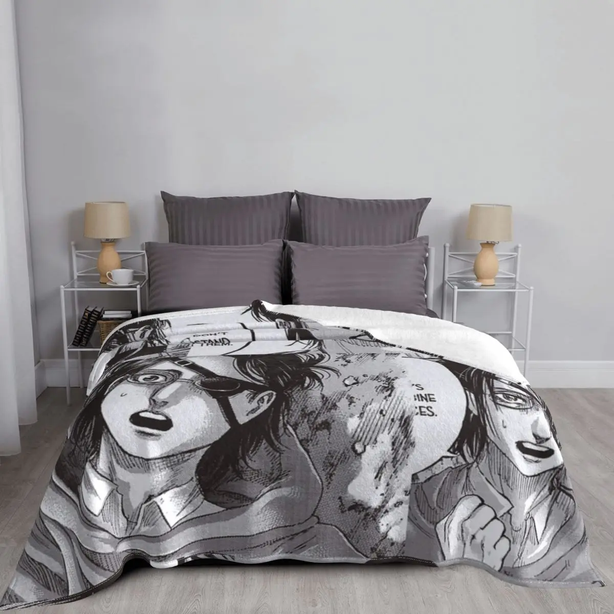Hange Zoe Attack On Titan Blanket Bedspread Bed Plaid Blanket Bed Covers Bed Linen Cotton
Hange Zoe Attack On Titan Blanket Bedspread Bed Plaid Blanket Bed Covers Bed Linen Cotton
