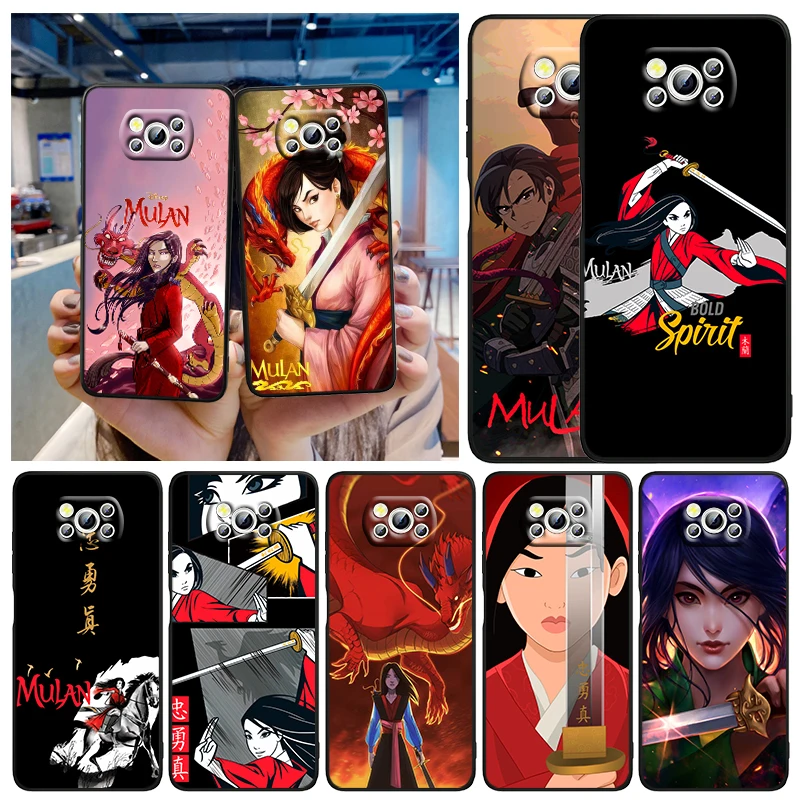 Popular Disney Mulan For Xiaomi Civi Mi Poco X3 NFC F3 GT M4 M3 M2 X2 F2 Pro C3 F1 Silicone Shell Capa Black Phone Case
Popular Disney Mulan For Xiaomi Civi Mi Poco X3 NFC F3 GT M4 M3 M2 X2 F2 Pro C3 F1 Silicone Shell Capa Black Phone Case