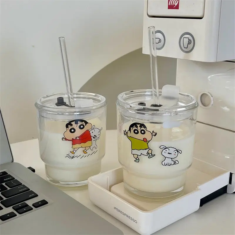 Kawaii AnimE Series Straw Cup Cartoon Cute Crayon Shin-Chan Girl Heart Glass Milk Cup Water Cup Birthday Gift for Girls
Kawaii AnimE Series Straw Cup Cartoon Cute Crayon Shin-Chan Girl Heart Glass Milk Cup Water Cup Birthday Gift for Girls