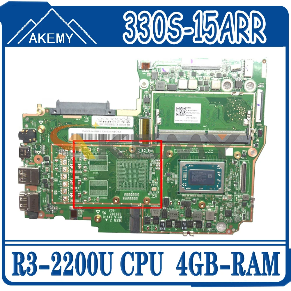 Akemy For Lenovo 330S-15ARR Laptop Motherboard AMD R3-2200U RAM 4GB DDR4 Tested 100% Working New Product
Akemy For Lenovo 330S-15ARR Laptop Motherboard AMD R3-2200U RAM 4GB DDR4 Tested 100% Working New Product
