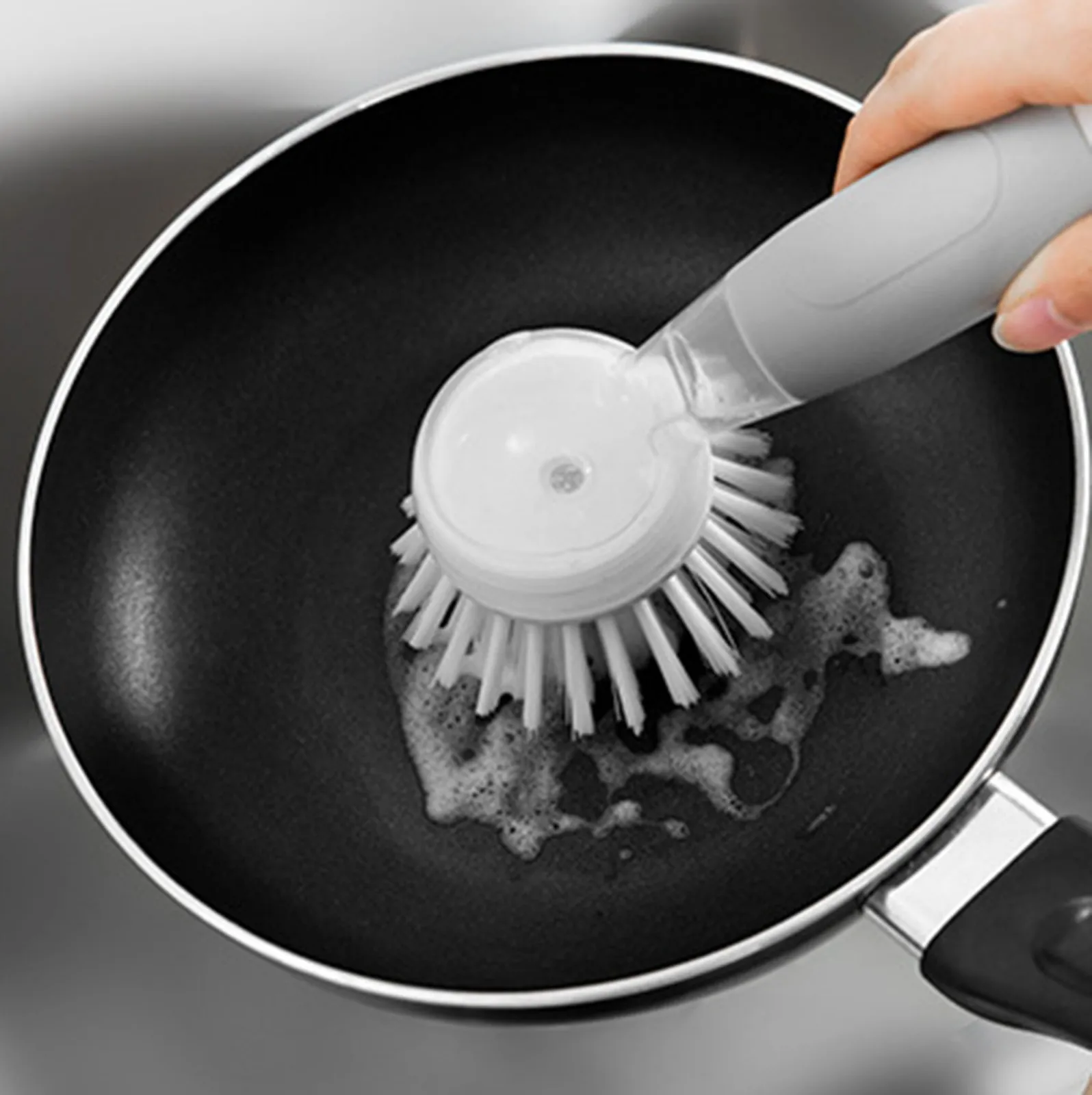 Кухонная гидравлическая чистящая щетка, щетка для ленивого горшка, щетка для мытья посуды, домашняя многофункциональная плита и лак для гри... 
Кухонная гидравлическая чистящая щетка, щетка для ленивого горшка, щетка для мытья посуды, домашняя многофункциональная плита и лак для гри...