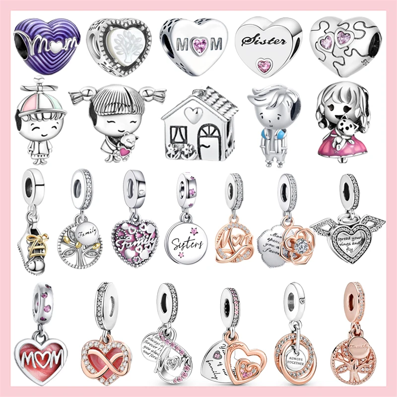 Sweet Silver Color Beads Home Heart-shaped Family Tree Charms Fit Original Pandora Bracelet Women DIY Jewelry Gift
Sweet Silver Color Beads Home Heart-shaped Family Tree Charms Fit Original Pandora Bracelet Women DIY Jewelry Gift
