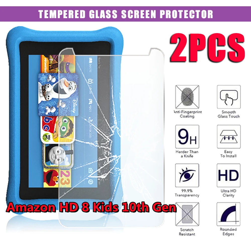 2Pcs Screen Protector Cover for Amazon Fire HD 8 Kids 10th Gen 2020 Tablet Tempered Glass Full Coverage Screen HD 8 Kids 10th
2Pcs Screen Protector Cover for Amazon Fire HD 8 Kids 10th Gen 2020 Tablet Tempered Glass Full Coverage Screen HD 8 Kids 10th