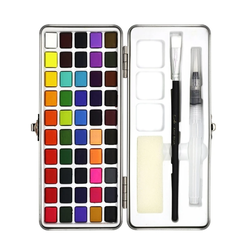 Watercolor Paint Set,50 Water Colors Kits with Palette Watercolor Pen,Sponge,Paint Brush,Non-toxic Painting New Dropship
Watercolor Paint Set,50 Water Colors Kits with Palette Watercolor Pen,Sponge,Paint Brush,Non-toxic Painting New Dropship