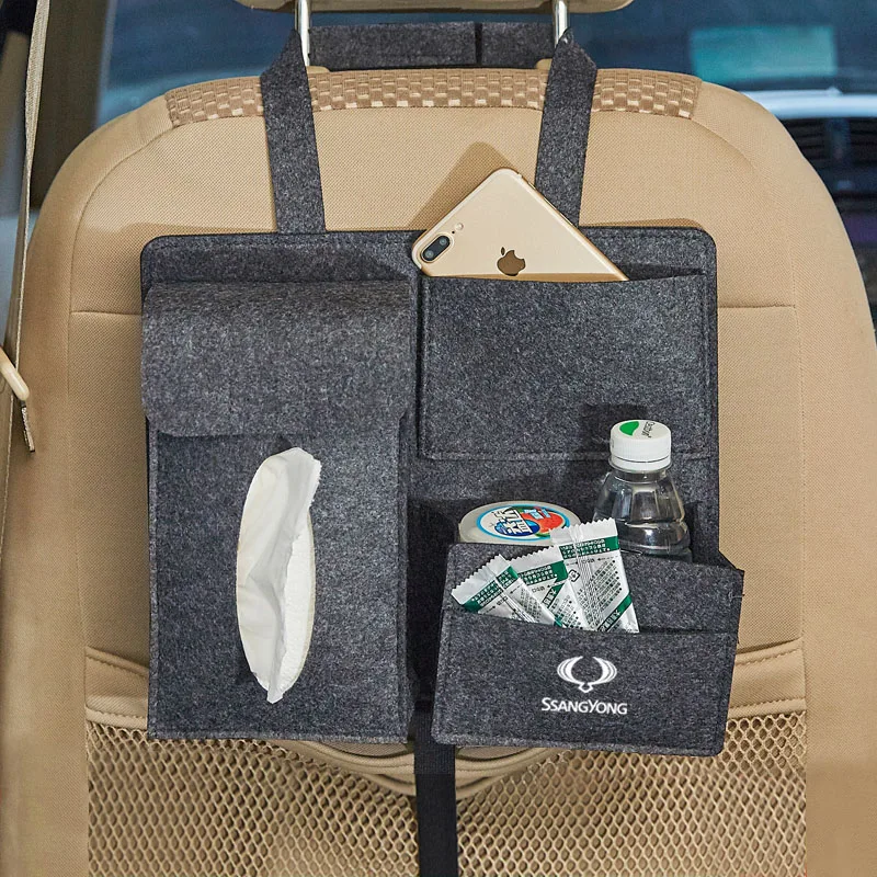 Multifunctional Car Seat Back Hanging Bag Sundries Storage Box For SsangYong Actyon Sport Xlv Kyron Korando Rodius 2021 Musso 
Multifunctional Car Seat Back Hanging Bag Sundries Storage Box For SsangYong Actyon Sport Xlv Kyron Korando Rodius 2021 Musso