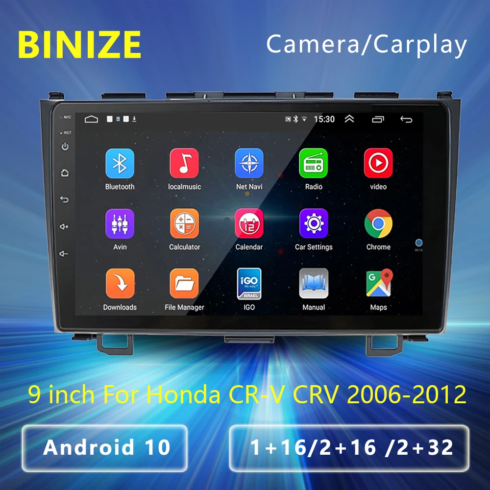Android 10.1 Car Radio Multimedia Stereo GPS Bluetooth Carplay For Honda CRV CR-V 2006-2012 2 din autoradio Head Unit WIFI 32GB
Android 10.1 Car Radio Multimedia Stereo GPS Bluetooth Carplay For Honda CRV CR-V 2006-2012 2 din autoradio Head Unit WIFI 32GB