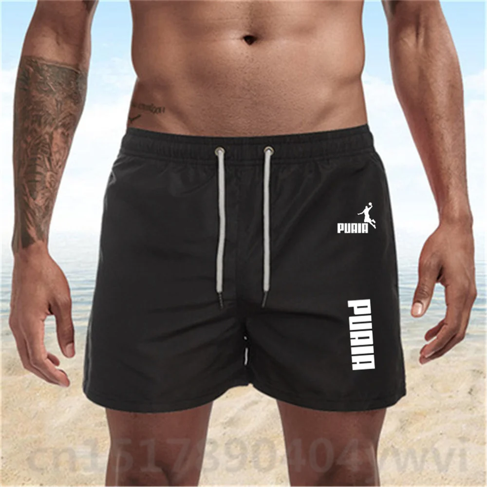 Мужские летние модные повседневные шорты, мужские спортивные пляжные быстросохнущие шорты для бега (можно выбрать любой бренд)