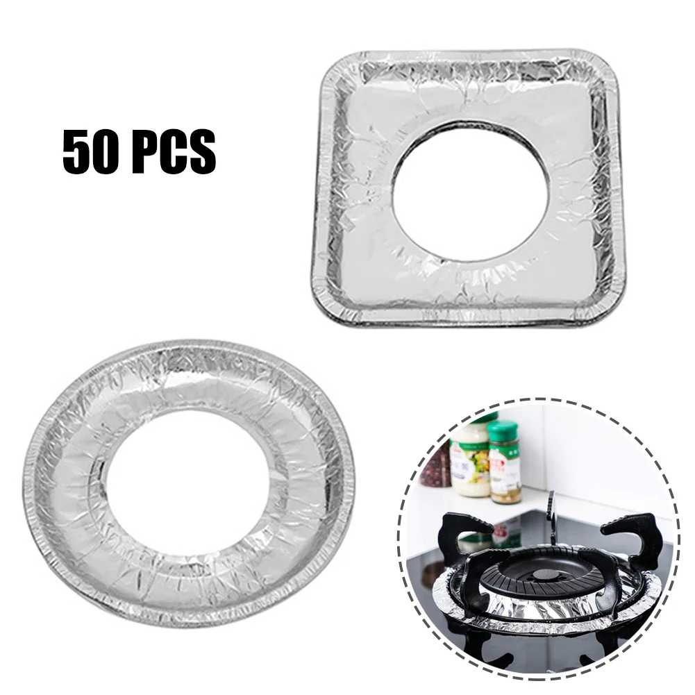 50PCS Aluminum Foil Kitchen Stove Protector Burner Covers High Temperature Oil-proof Plate Cleaning Pad Kitchen Gas Stove Pad
50PCS Aluminum Foil Kitchen Stove Protector Burner Covers High Temperature Oil-proof Plate Cleaning Pad Kitchen Gas Stove Pad