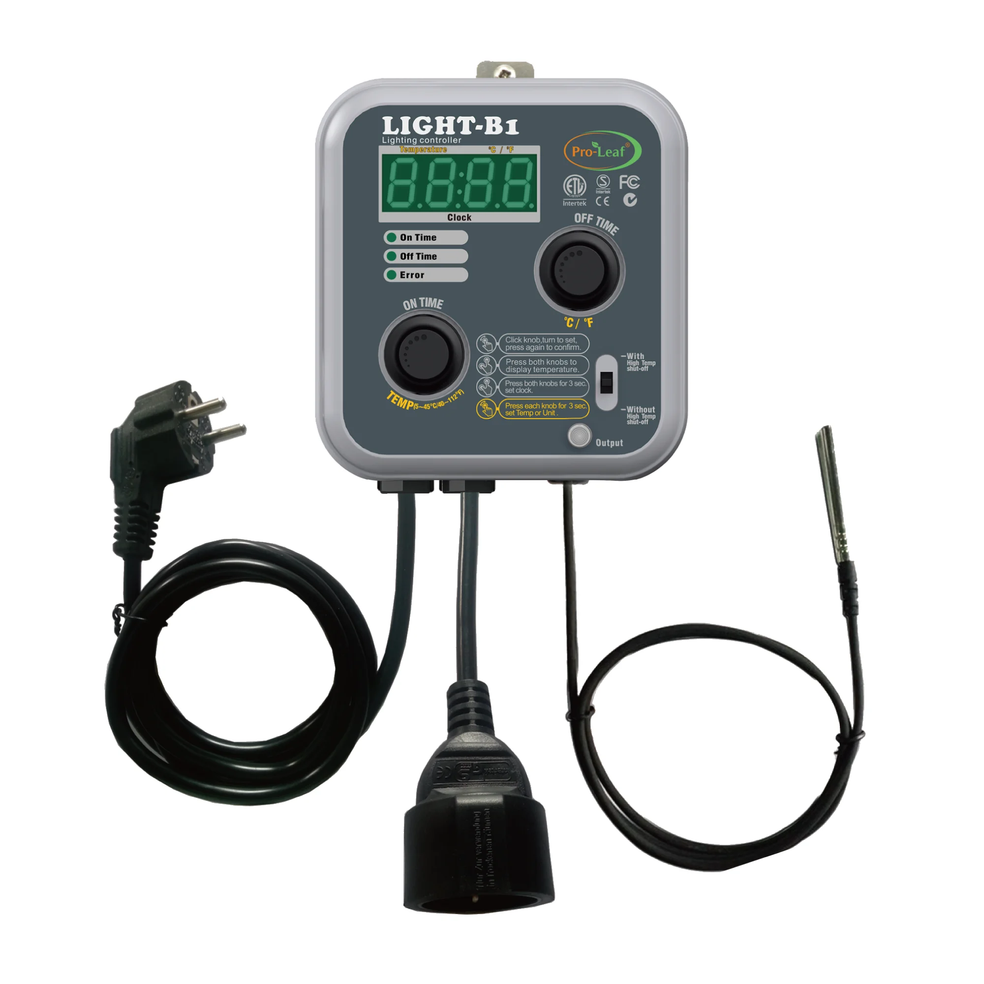 Pro-leaf LED Light Controller for Greenhouse Hydroponics System Vertical Farm Container Farm
Pro-leaf LED Light Controller for Greenhouse Hydroponics System Vertical Farm Container Farm