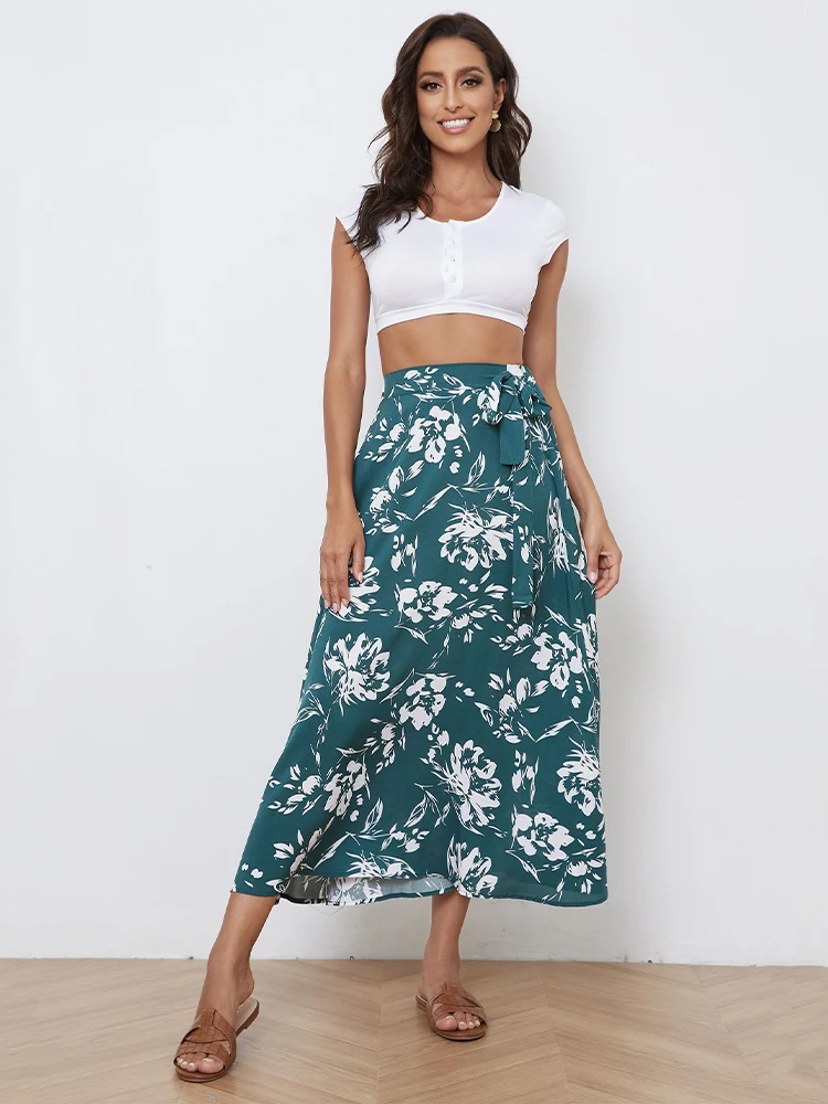 2022 Summer Bohemian Skirts Female High Waist Vintage Floral Print Skirt Saia Feminina Fashion Vacation Beach Midi Skirt Womens
2022 Summer Bohemian Skirts Female High Waist Vintage Floral Print Skirt Saia Feminina Fashion Vacation Beach Midi Skirt Womens