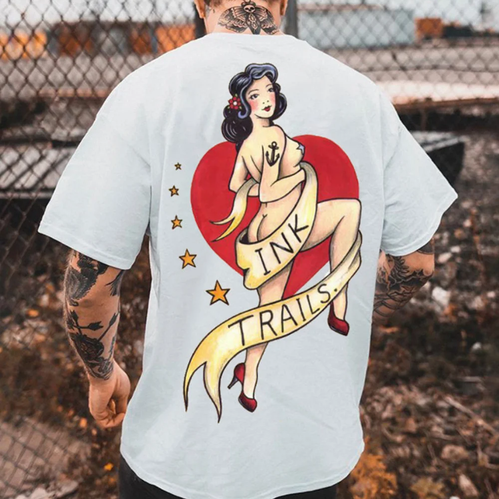 Retro Men'S T-Shirt Fashion Short Sleeve 2023 Summer Shirt Vintage Sexy Lady Print Graphic T Shirt For Men Loose Oversized-Shirt
Retro Men'S T-Shirt Fashion Short Sleeve 2023 Summer Shirt Vintage Sexy Lady Print Graphic T Shirt For Men Loose Oversized-Shirt