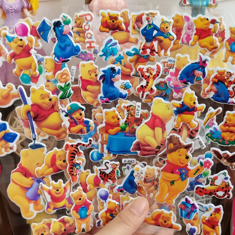 6PCS Winnie the Pooh Bubble Stickers Baby Boy Funny Toys Kids Cute Anime Stickers Scrapbooking
6PCS Winnie the Pooh Bubble Stickers Baby Boy Funny Toys Kids Cute Anime Stickers Scrapbooking