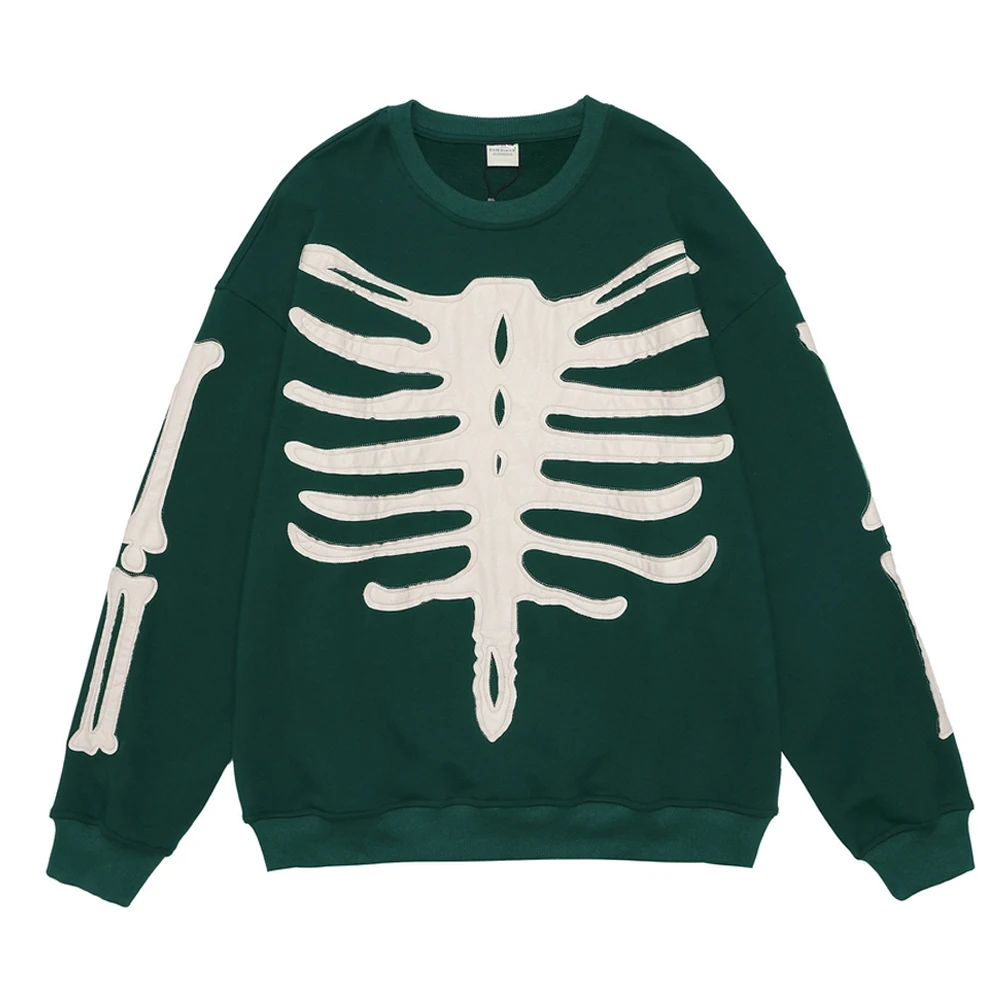 Hip Hop Sweatshirt Oversize Men Harajuku Pullover Men Streetwear Clothing Punk Sweatshirt Patch Embroidery Skeleton Pullover
Hip Hop Sweatshirt Oversize Men Harajuku Pullover Men Streetwear Clothing Punk Sweatshirt Patch Embroidery Skeleton Pullover