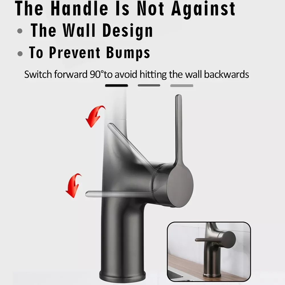 Deck Mounted Kitchen Faucet Pull Out Mixer Tap Gun Gray Brass Two Function Single Handle Hot and Cold Water Crane
Deck Mounted Kitchen Faucet Pull Out Mixer Tap Gun Gray Brass Two Function Single Handle Hot and Cold Water Crane