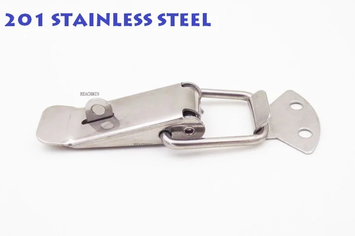 8pcS/LOT 201 STAINLESS STEEL 91x24mm Spring Toggle Latch Hasp Silver Tone Spring Loaded for Cabinet Cases Box Chests lock CK1014
8pcS/LOT 201 STAINLESS STEEL 91x24mm Spring Toggle Latch Hasp Silver Tone Spring Loaded for Cabinet Cases Box Chests lock CK1014