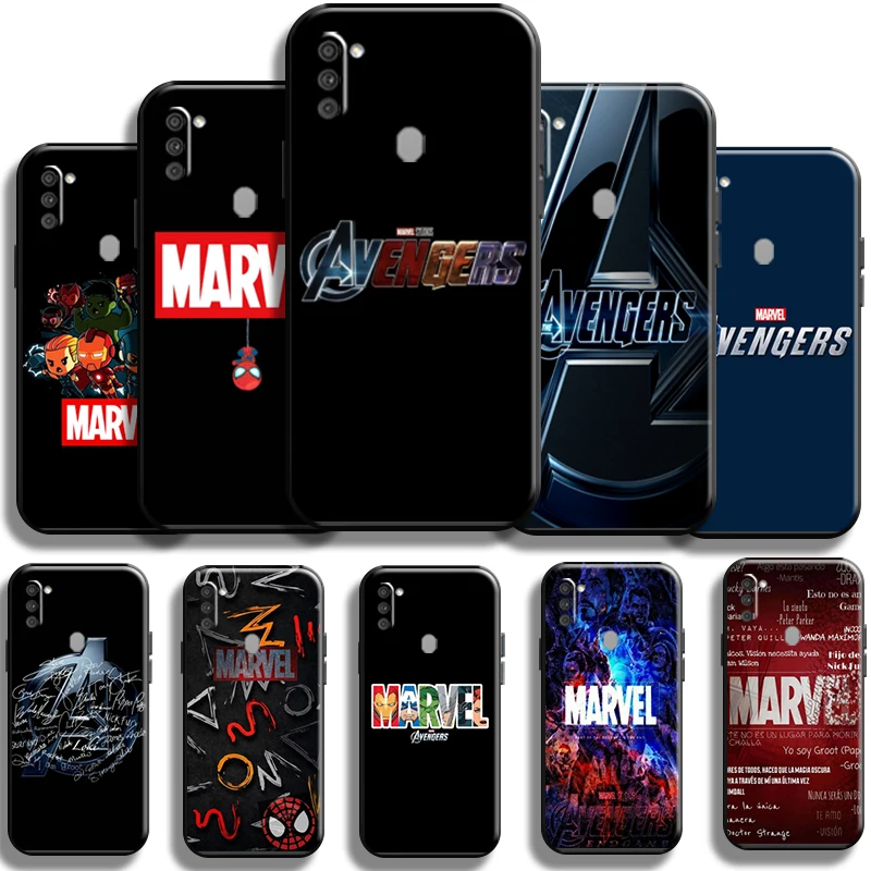 Marvel Fashion Logo Phone Case For Samsung Galaxy M11 Cases Coque Back Cover Full Protection Black Carcasa Soft TPU
Marvel Fashion Logo Phone Case For Samsung Galaxy M11 Cases Coque Back Cover Full Protection Black Carcasa Soft TPU