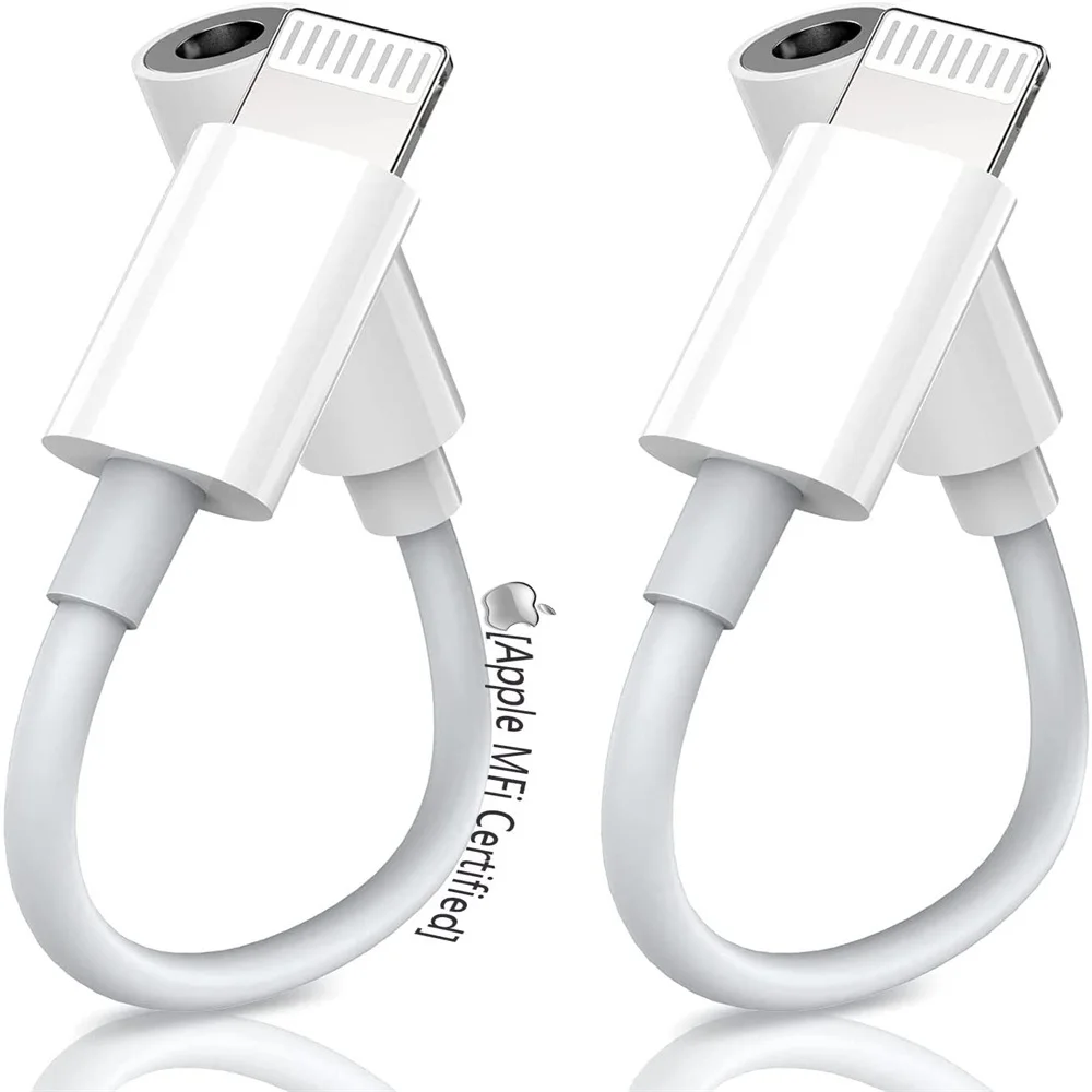 New Headphone Adapter For iPhone 7 8 11 X XR AUX Earphone Adaptador on IOS 14 11 12 13 To 3.5mm Jack Female Male Charger
New Headphone Adapter For iPhone 7 8 11 X XR AUX Earphone Adaptador on IOS 14 11 12 13 To 3.5mm Jack Female Male Charger