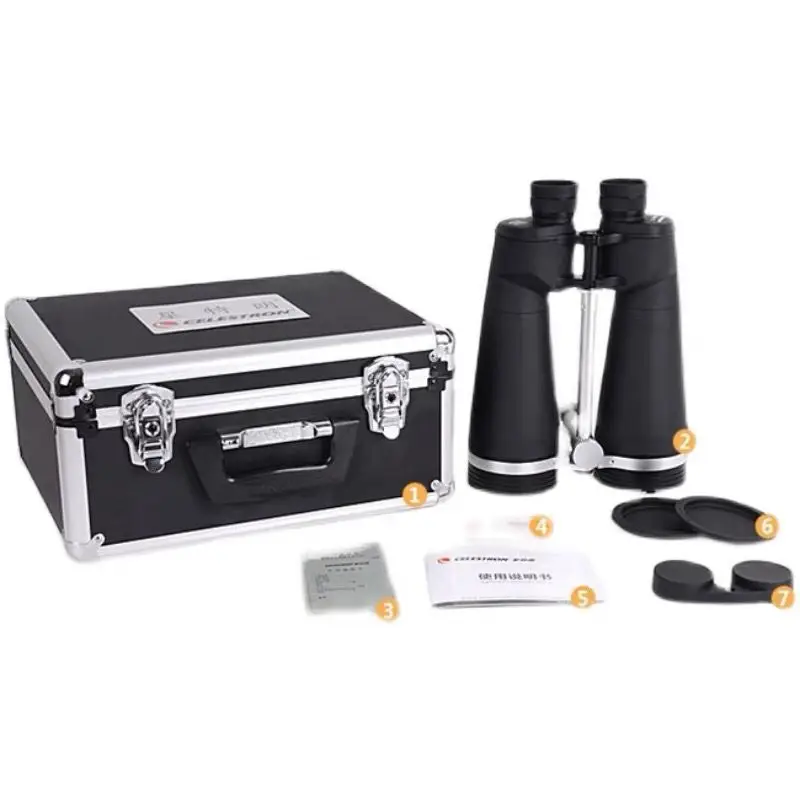 Celestron Skymaster 20x80FZ Astronomia Binocular Telescópio Grande Abertura Para Visualização De Longa Distância Observação Astr
Celestron Skymaster 20x80FZ Astronomia Binocular Telescópio Grande Abertura Para Visualização De Longa Distância Observação Astr