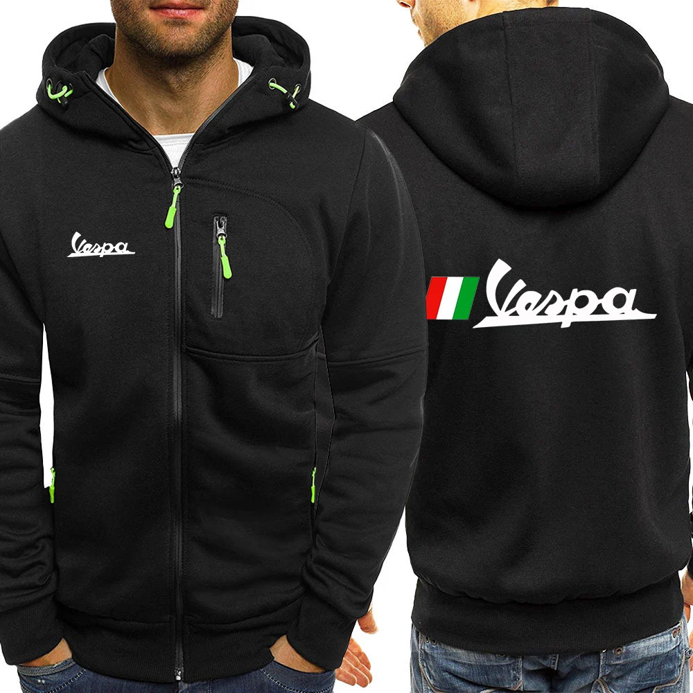 2022 Vespa Brand Hoodie Fleece Cardigan Hooded Coat Men's Hoodies Sweatshirts Pullover For Male Hoody Sweatshirt
2022 Vespa Brand Hoodie Fleece Cardigan Hooded Coat Men's Hoodies Sweatshirts Pullover For Male Hoody Sweatshirt