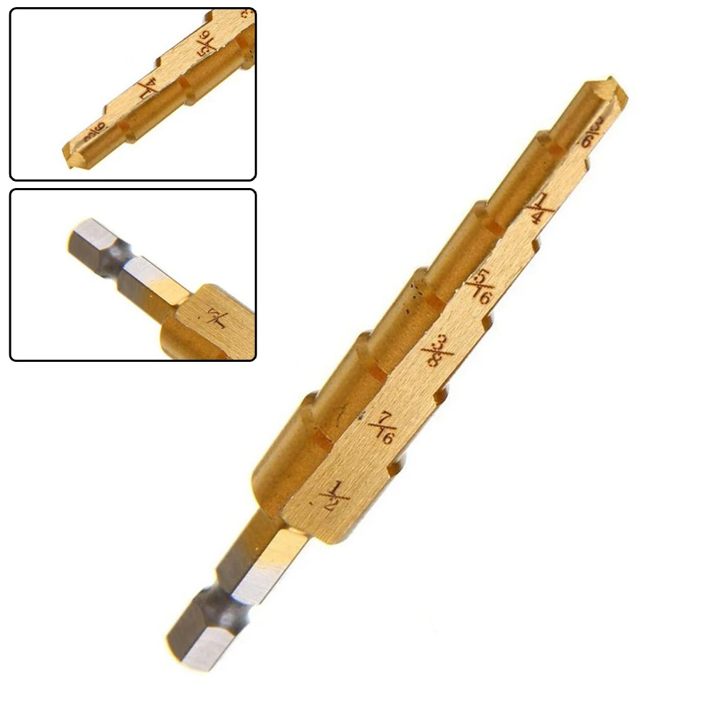 1pcs Step Drill Two-flute 4241 HSS Step Drill Bit Pagoda Drill For Drilling Iron Plate Teel Plate Tools Accessories 3/16-1/2
1pcs Step Drill Two-flute 4241 HSS Step Drill Bit Pagoda Drill For Drilling Iron Plate Teel Plate Tools Accessories 3/16-1/2