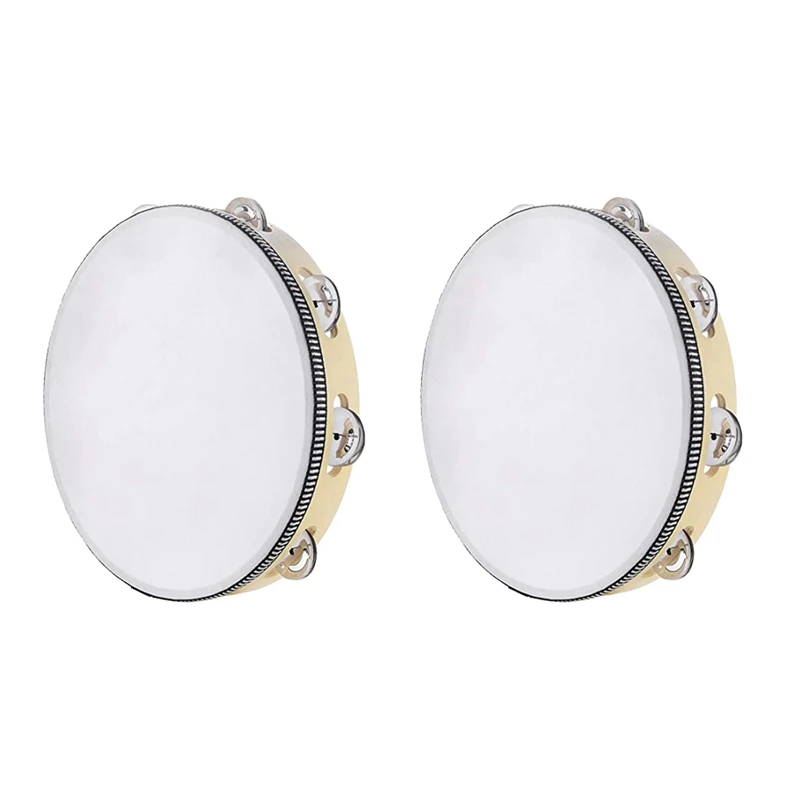 10 Inch Handheld Tambourine Metal Jingle Percussion Educational Musical Instrument For KTV Party Kids Games (2Pcs)
10 Inch Handheld Tambourine Metal Jingle Percussion Educational Musical Instrument For KTV Party Kids Games (2Pcs)