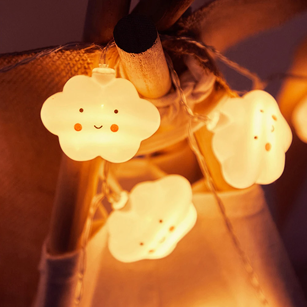 Cartoon Smile Cloud LED String Light, Fairy Light, Battery for Children's Room, Indoor Decoration, Wedding Party
Cartoon Smile Cloud LED String Light, Fairy Light, Battery for Children's Room, Indoor Decoration, Wedding Party