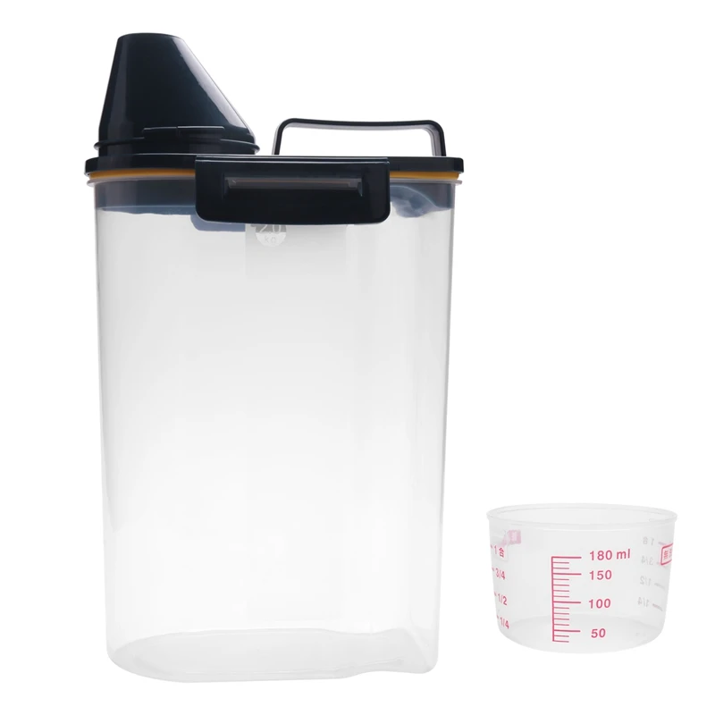 Powder Storage Box Plastic Kitchen Rice Storage Bin Rice Grains Container Laundry Powder Detergent Case With Pour Mouth
Powder Storage Box Plastic Kitchen Rice Storage Bin Rice Grains Container Laundry Powder Detergent Case With Pour Mouth