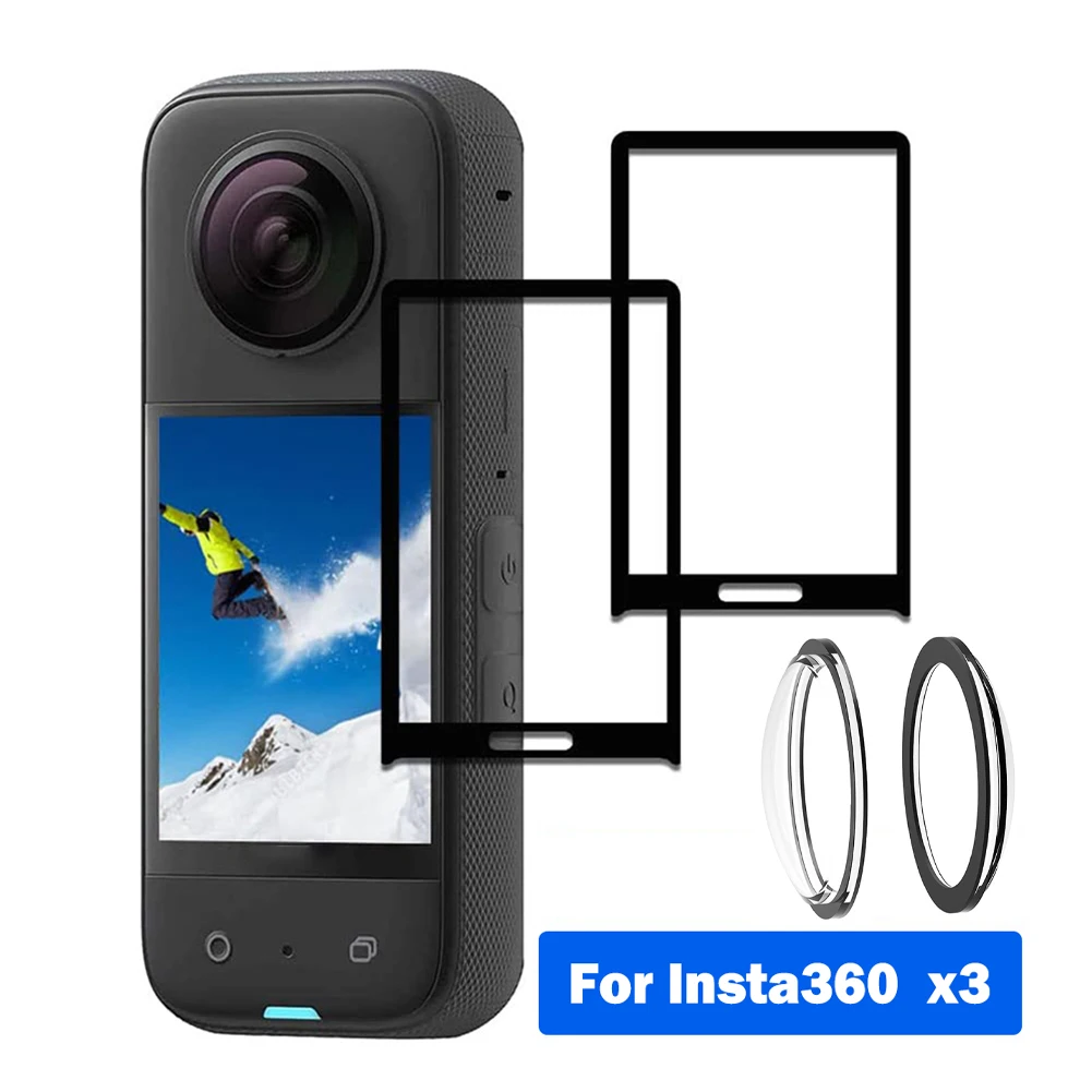 Screen Film Lens Cap Set For Insta360 X3 Sport Action Camera Protective Film Screen Protector LCD Display Accessories
Screen Film Lens Cap Set For Insta360 X3 Sport Action Camera Protective Film Screen Protector LCD Display Accessories