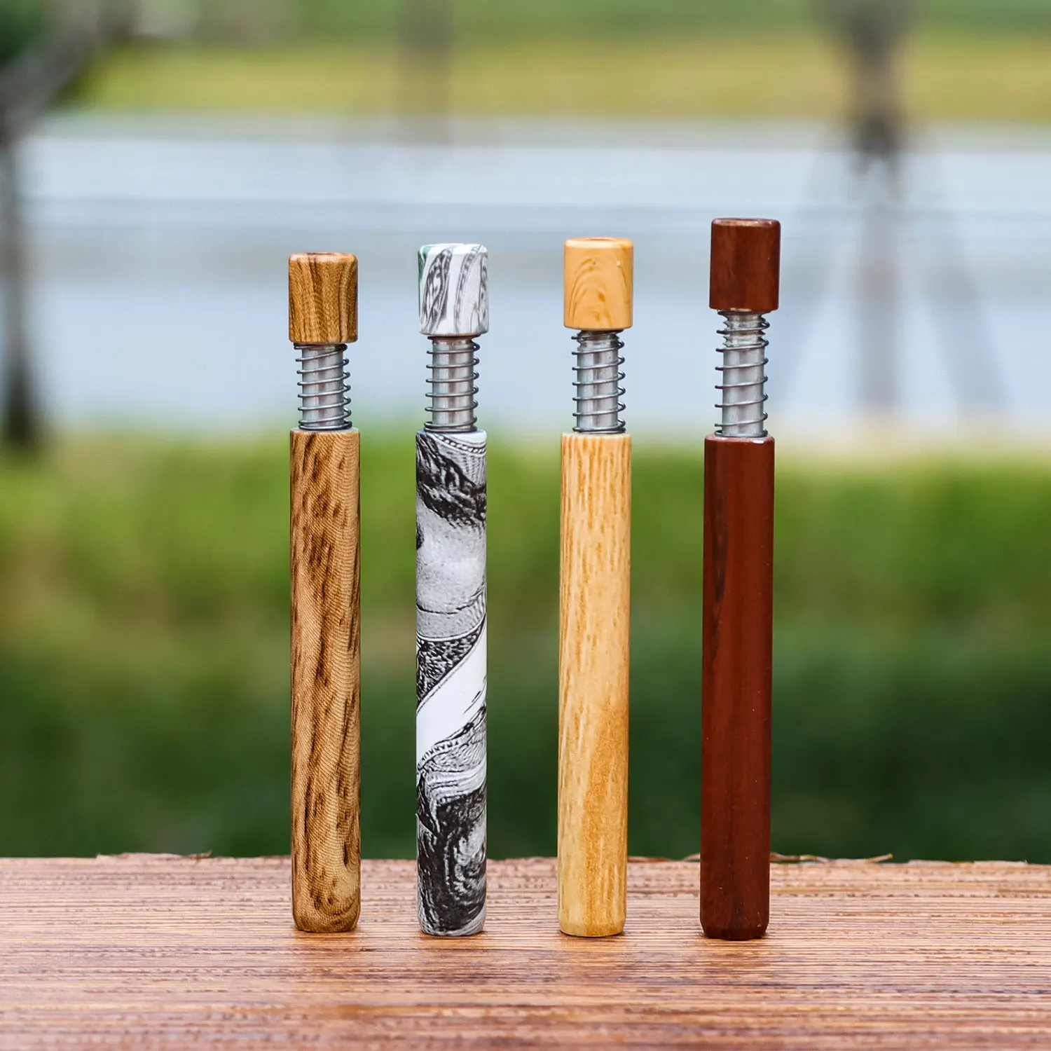 Hornet Spring Aluminum Alloy Tubes ,Water Transfer Wood Grain Pattern,Metal Tube With Wooden Storage And Fumar Rolling Tray Set
Hornet Spring Aluminum Alloy Tubes ,Water Transfer Wood Grain Pattern,Metal Tube With Wooden Storage And Fumar Rolling Tray Set