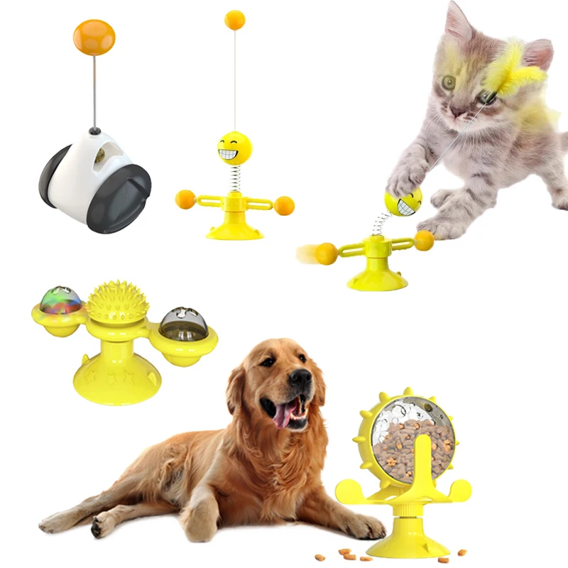 Pets Cat Toy Windmill Teasing Interactive Toy Funny Cat Stick Puppy Slow Feeding IQ Training Game Dog Leakage Toys Pet Supplies
Pets Cat Toy Windmill Teasing Interactive Toy Funny Cat Stick Puppy Slow Feeding IQ Training Game Dog Leakage Toys Pet Supplies