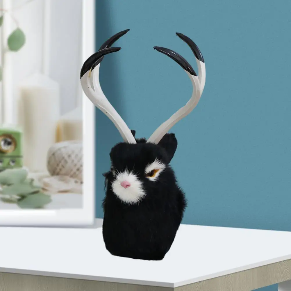 Craft Ornament Faux Fur Rabbit Head with Antlers Ultimate Wall Mount Model for Stunning Home Decor Room or Bedroom Simulation
Craft Ornament Faux Fur Rabbit Head with Antlers Ultimate Wall Mount Model for Stunning Home Decor Room or Bedroom Simulation
