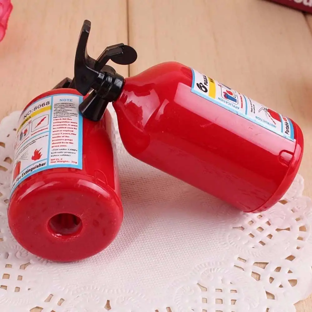 

1 PCS Creative Fire Extinguisher Shape Pencil Sharpener Cutter Kids Student Prize Stationery School Supplies