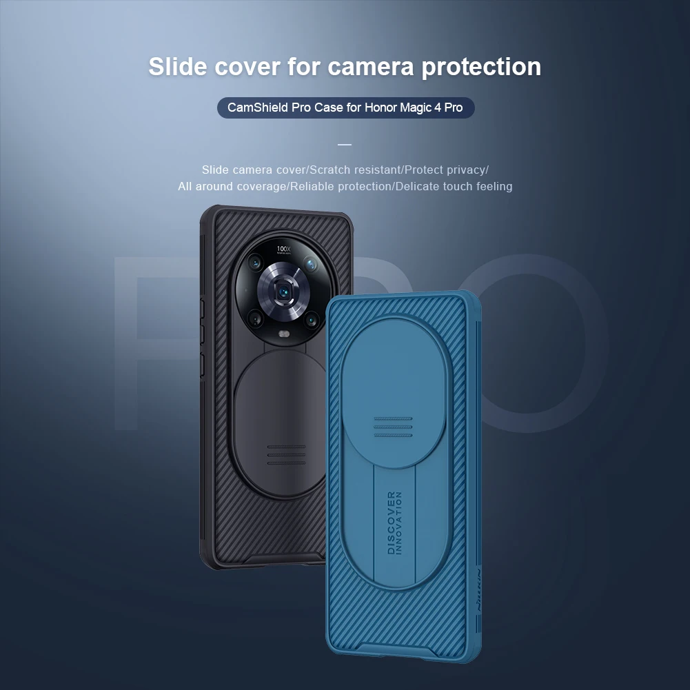 Чехол NILLKIN CamShield Pro для Huawei Honor Magic 4 Pro, Защита камеры, раздвижная задняя крышка
Чехол NILLKIN CamShield Pro для Huawei Honor Magic 4 Pro, Защита камеры, раздвижная задняя крышка