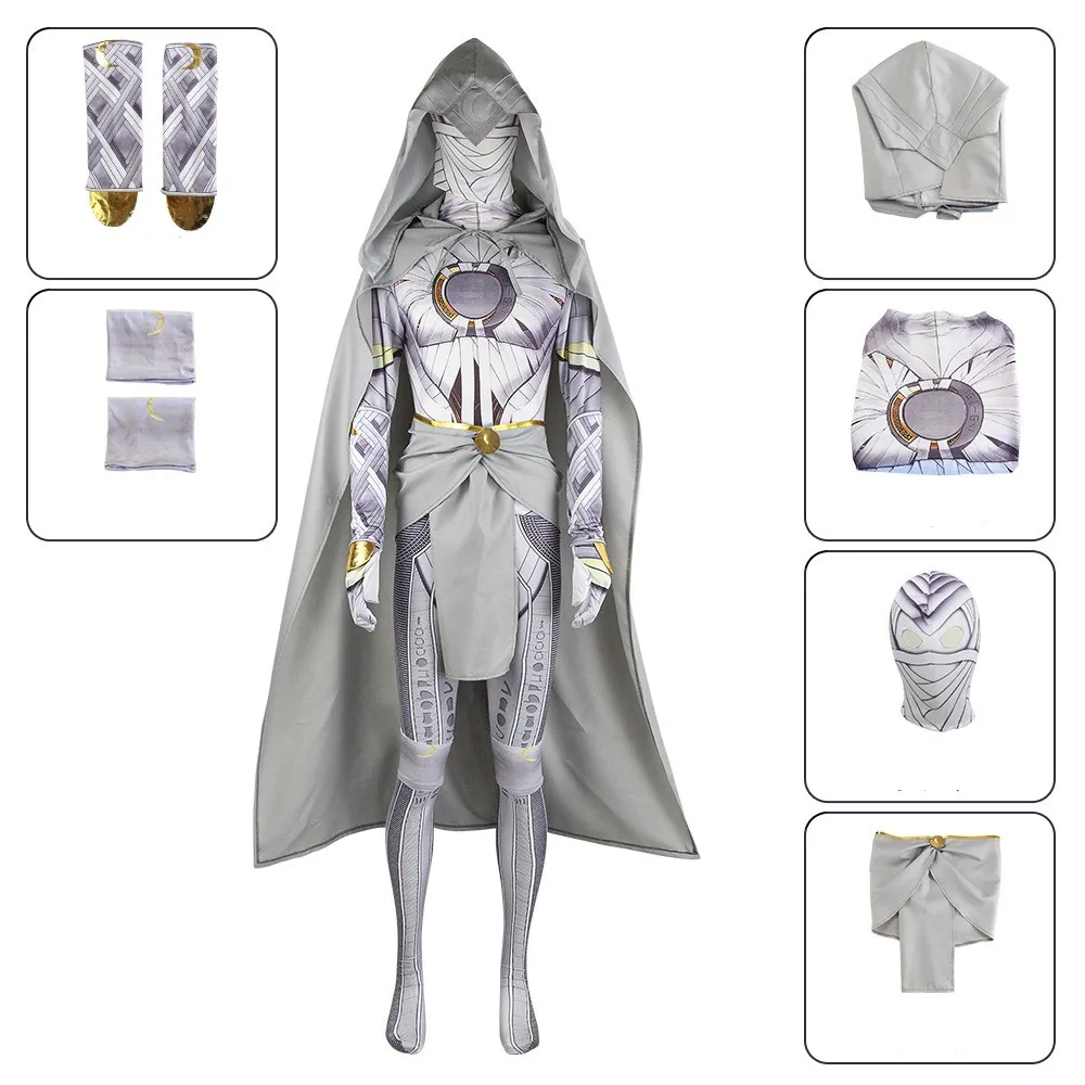 Marvel Moon Soldier Knight Cosplay Costume Marc Spector Superhero Halloween Costume Carnival Jumpsuit
Marvel Moon Soldier Knight Cosplay Costume Marc Spector Superhero Halloween Costume Carnival Jumpsuit