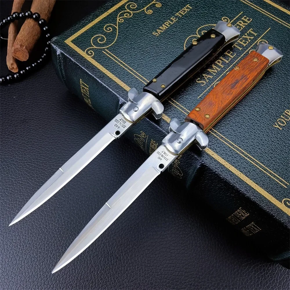 AKC ITALY By Bill DeShivs Tactical AU.TO EDC Folding Blade Assisted Flipper Knife Camping Hunting Tools Outdoor Pocket Knives
AKC ITALY By Bill DeShivs Tactical AU.TO EDC Folding Blade Assisted Flipper Knife Camping Hunting Tools Outdoor Pocket Knives
