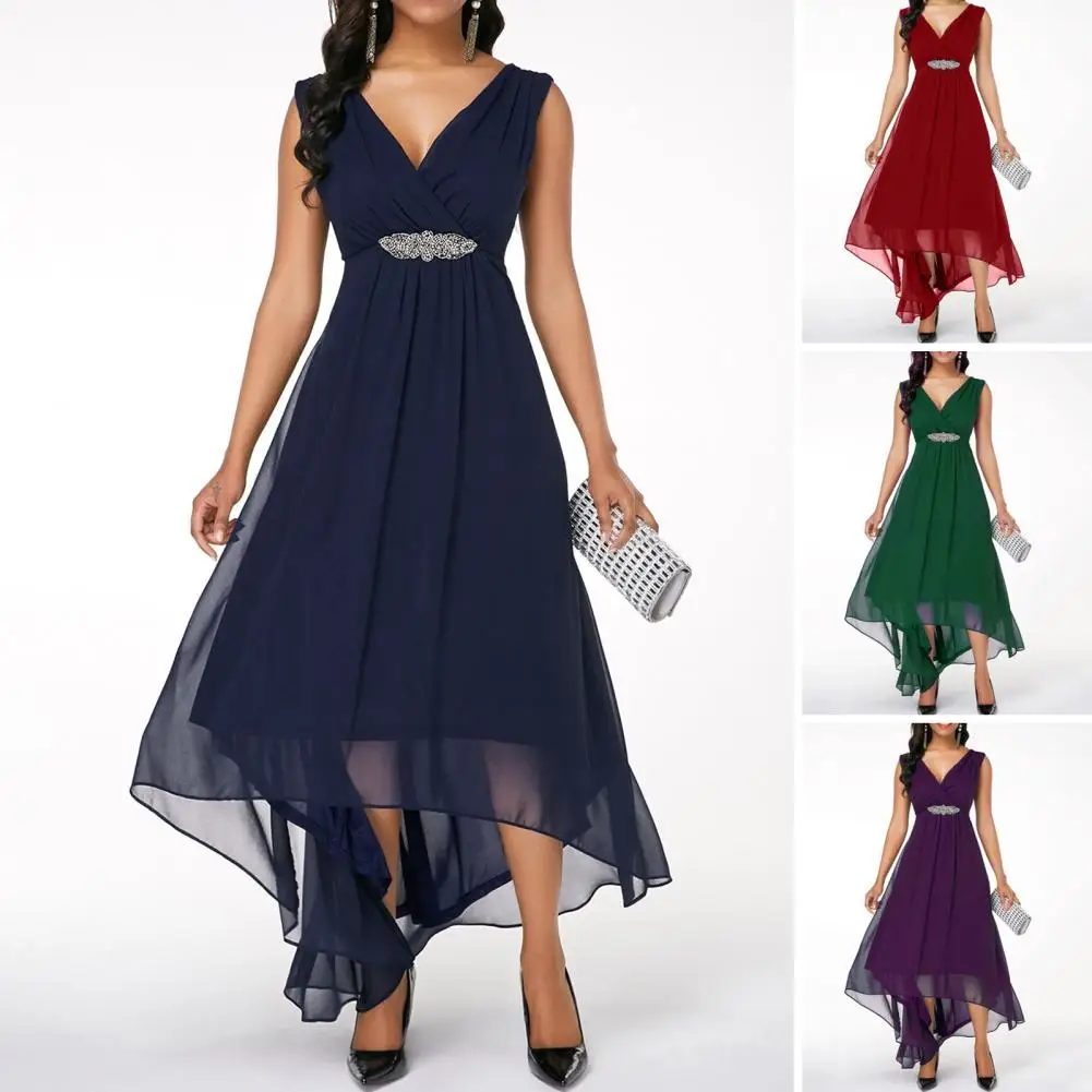 New 2023 Women'S Dresses Sleeveless Deep V Neck Irregular Hem Tight Waist Dress-up Low-cut See-through Mesh Lady Evening Dress
New 2023 Women'S Dresses Sleeveless Deep V Neck Irregular Hem Tight Waist Dress-up Low-cut See-through Mesh Lady Evening Dress