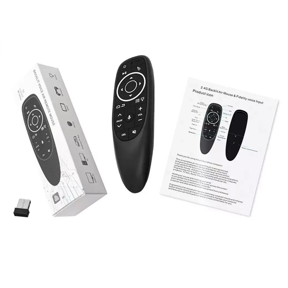 NEW2023 G10S Air Mouse Voice Control with Gyro Sensing Game 2.4GHz Wireless Smart Remote G10 Pro for X96 MAX A95X F3 Android TV
NEW2023 G10S Air Mouse Voice Control with Gyro Sensing Game 2.4GHz Wireless Smart Remote G10 Pro for X96 MAX A95X F3 Android TV