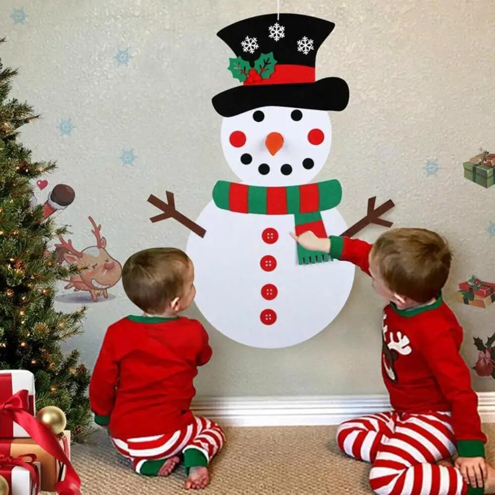 Diy Felt Christmas Snowman With Ornaments Fake Christmas Year Party Decoration Kids New Tree Toys Christmas N4k9
Diy Felt Christmas Snowman With Ornaments Fake Christmas Year Party Decoration Kids New Tree Toys Christmas N4k9