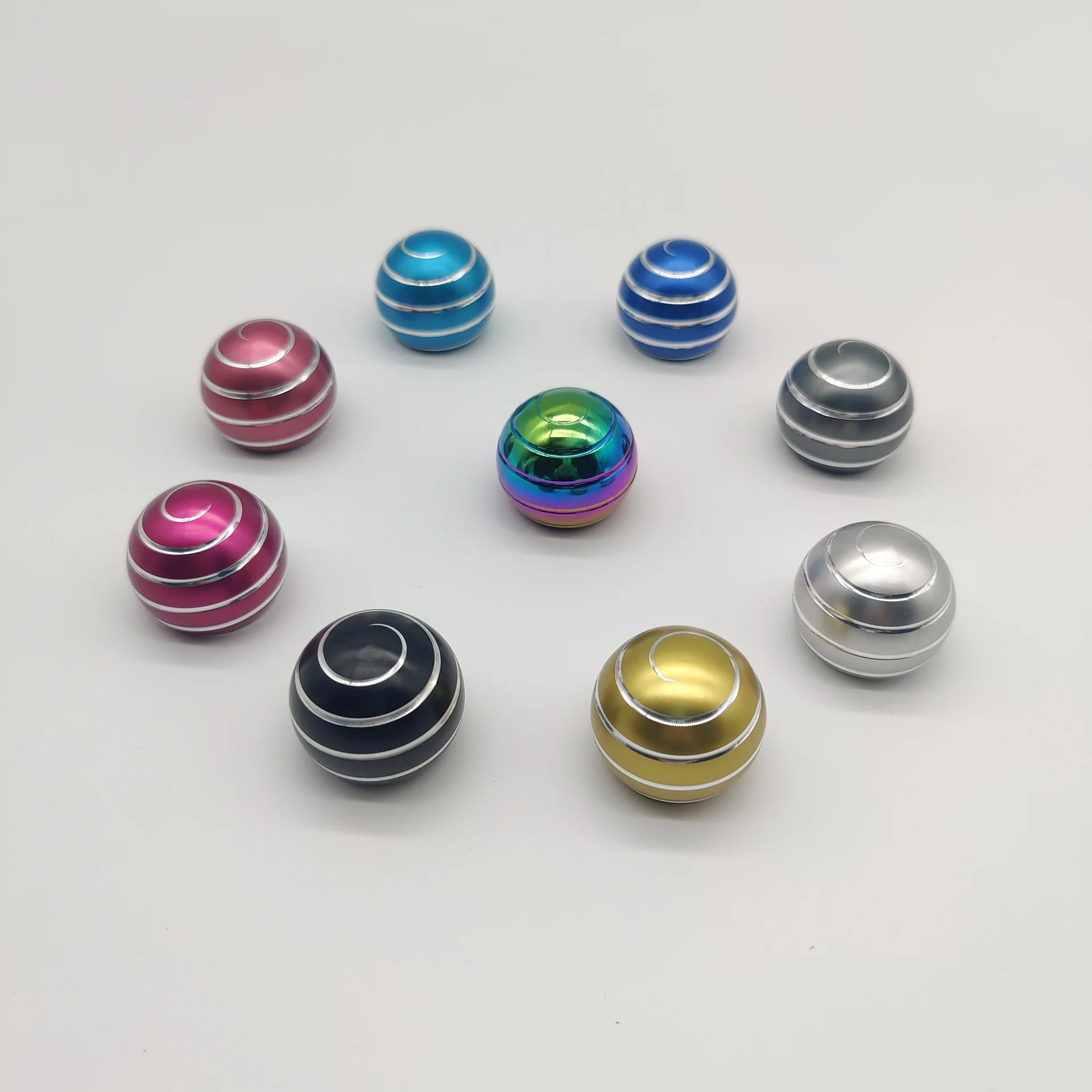 Desktop Decompression Rotating Spherical Gyroscope Metal Spinning Top Office Desk Fidget Finger Toys Office Pressure Relief Gift
Desktop Decompression Rotating Spherical Gyroscope Metal Spinning Top Office Desk Fidget Finger Toys Office Pressure Relief Gift